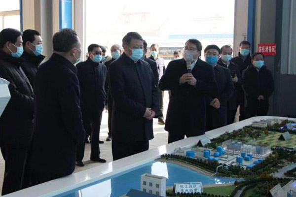 省委副书记、省长唐一军莅临辽宁北票一诺环境产业园参观指导